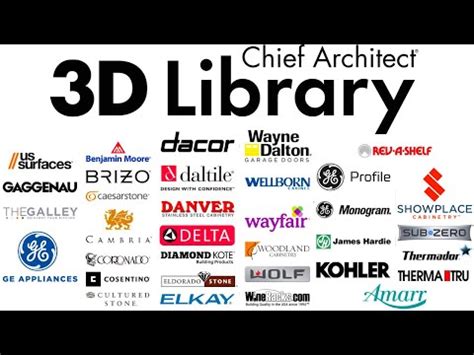 Manufacturer 3D Library Catalog .